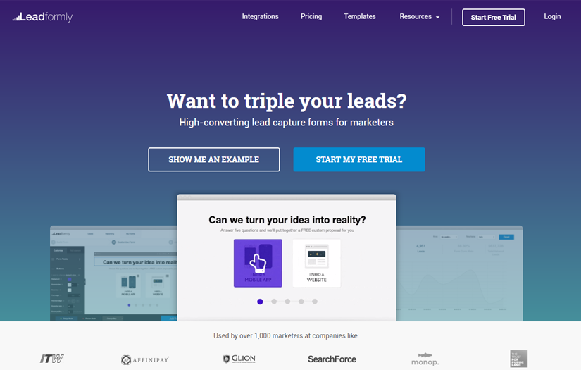 Leadformly screenshot 1